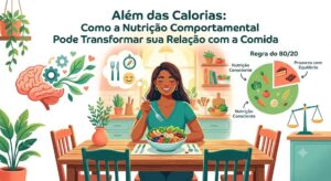 Além das Calorias: Como a Nutrição Comportamental Pode Transformar sua Relação com a Comida