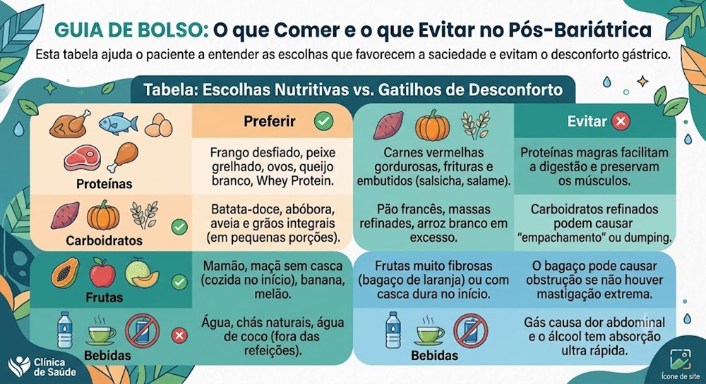 Guia de Bolso e FAQ de Nutrição Pós-Bariátrica