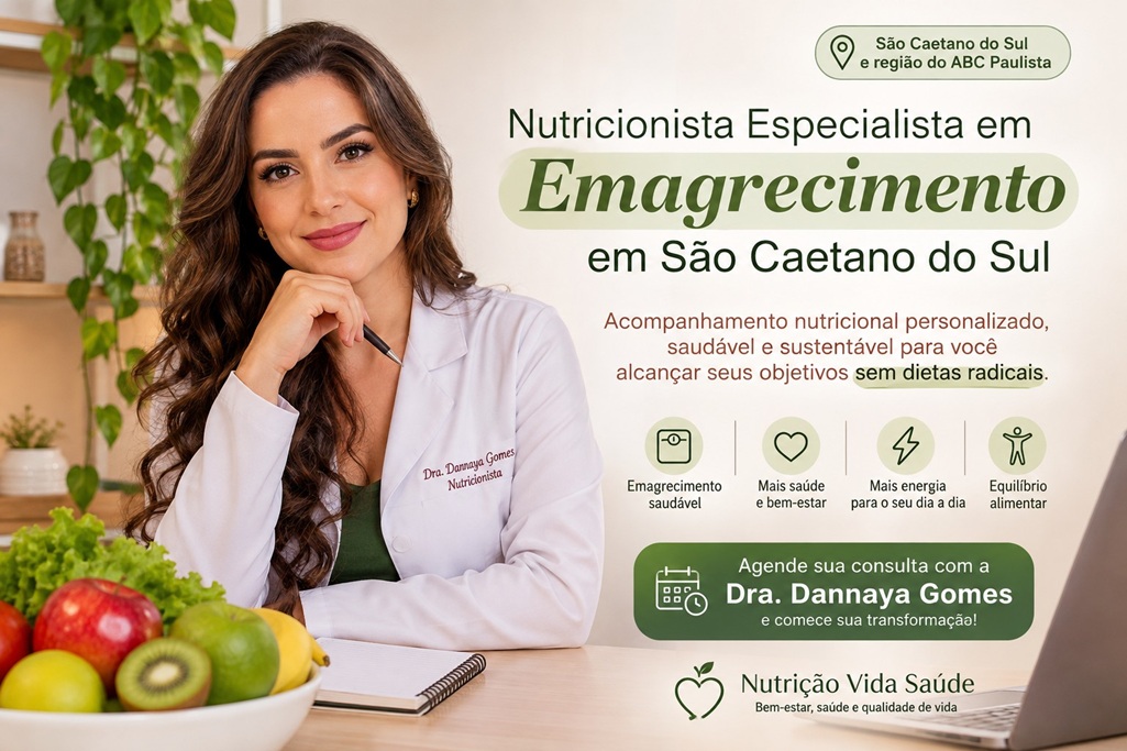 Emagreça com Saúde e Transforme sua Relação com a Alimentação em São Caetano do Sul