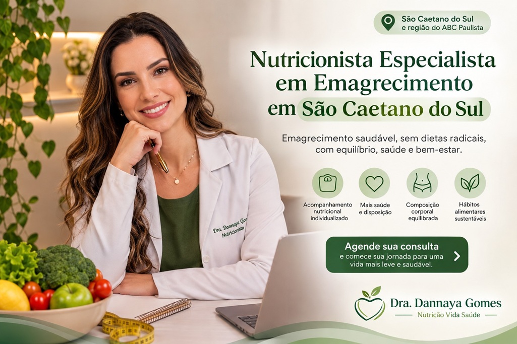 Nutricionista Especialista em Emagrecimento em São Caetano do Sul: Encontre um Acompanhamento que Faça Sentido para Você