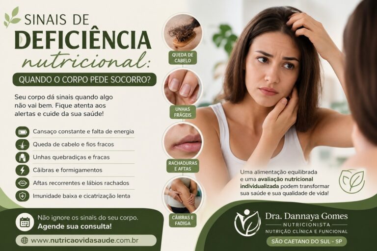 Sinais de Deficiência Nutricional: Quando o Corpo Pede Socorro?