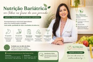Nutrição Bariátrica em São Caetano do Sul: Atendimento Especializado com a Dra. Dannaya Julliethy Gomes Quirino