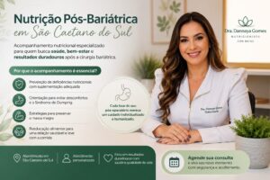 Nutrição e Emagrecimento Pós-Bariátrica em São Caetano do Sul e Toda Região