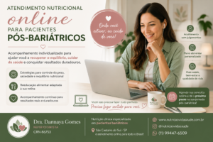 Nutricionista Bariátrica Online em São Caetano do Sul: Atendimento Personalizado para Reganho de Peso Pós-Bariátrica