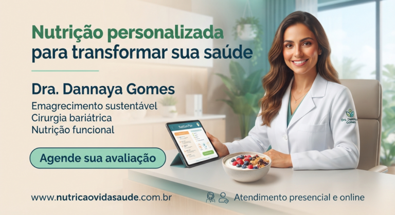 Nutrição personalizada para transformar sua saúde em São Caitano do Sul