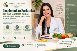 Nutricionista Bariátrica em São Caetano do Sul Acompanhamento Completo em toda Região