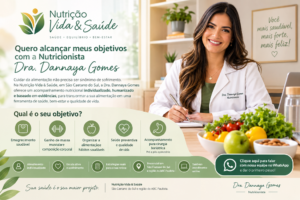 Quero alcançar meus objetivos com a Nutricionista Dra. Dannaya Gomes